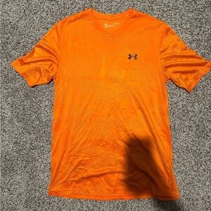 Under Armour Men's Bright Orange Short Sleeve Tee